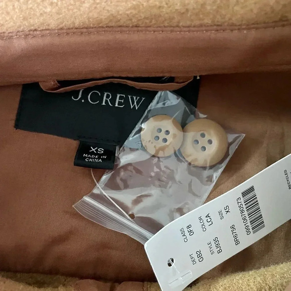 Jcrew Camel Color Shirt-jacket in stretch wool - Picture 12 of 15